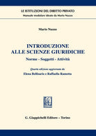Cover of Introduzione alle scienze giuridiche. Norme, soggetti, attività