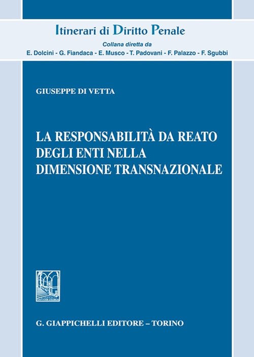 Cover of responsabilità da reato degli enti nella dimensione transnazionale