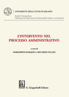 Cover of intervento nel processo amministrativo