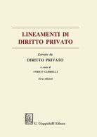 Cover of Lineamenti diritto privato. Estratto
