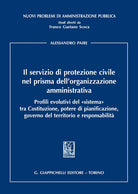 Cover of servizio di protezione civile nel prisma dell’organizzazione amministrativa. Profili evolutivi del «sistema» tra Costituzione, potere di pianificazione, governo del territorio e responsabilità