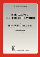 Cover of Istituzioni di diritto del lavoro