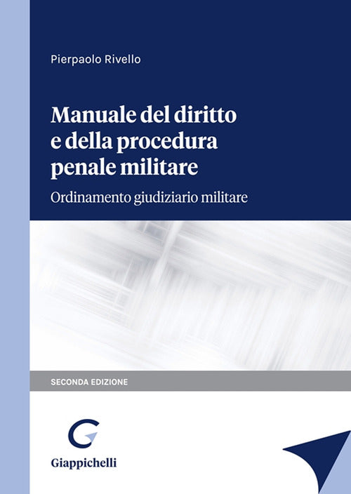 Cover of Manuale del diritto e della procedura penale militare. Ordinamento giudiziario militare
