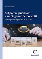 Cover of Sul potere giudiziale e sull’inganno dei concetti. (Soliloqui del crepuscolo 2021-2023)