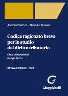 Cover of Codice ragionato breve per lo studio del diritto tributario