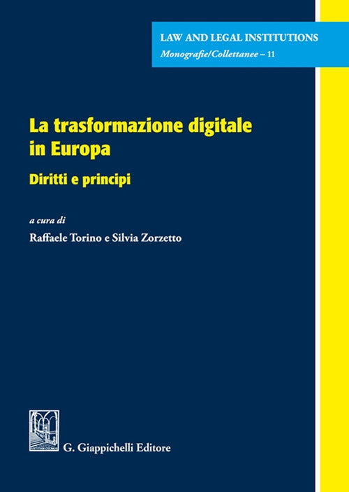 Cover of trasformazione digitale in Europa. Diritti e principi