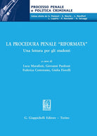 Cover of procedura penale «riformata». Una lettura per gli studenti