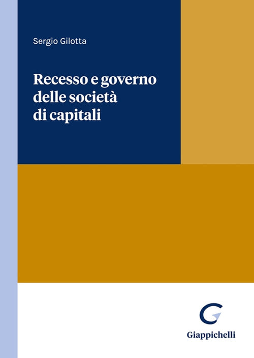 Recesso e governo delle societ di capitali