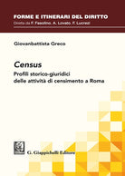 Cover of Census. Profili storico-giuridici delle attività di censimento a Roma