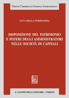 Cover of Disposizione del patrimonio e poteri degli amministratori nelle società di capitali