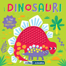 Cover of dinosauri. Il tuo libro grattino