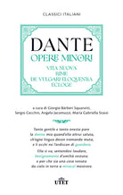 Cover of Opere minori: Vita nuova-Rime-De vulgari eloquentia-Ecloge