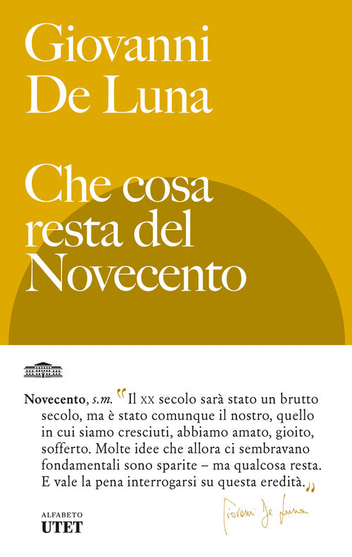 Cover of Che cosa resta del Novecento