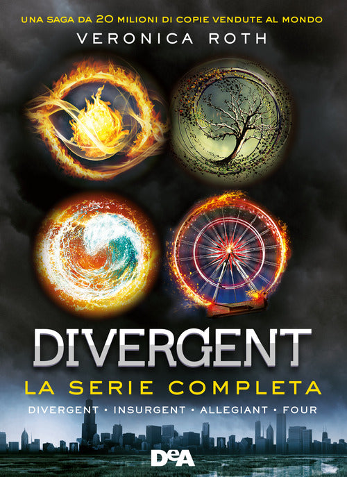 Cover of Divergent. La serie completa: Divergent-Insurgent-Allegiant-Four