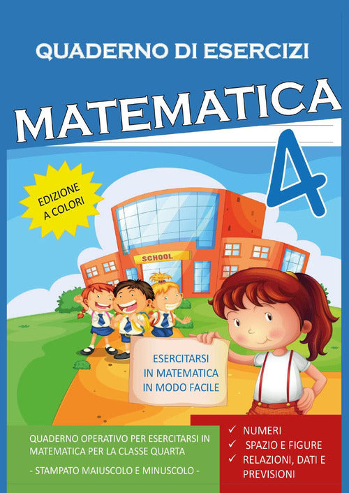 Cover of Quaderno esercizi matematica. Per la Scuola elementare