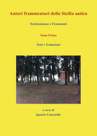 Cover of Autori frammentari della Sicilia antica. Testimonianze e frammenti