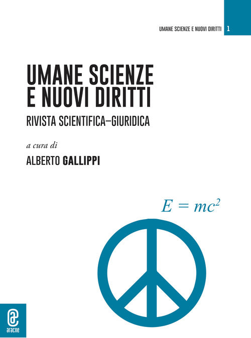 Cover of Umane scienze e nuovi diritti. Rivista scientifica-giuridica
