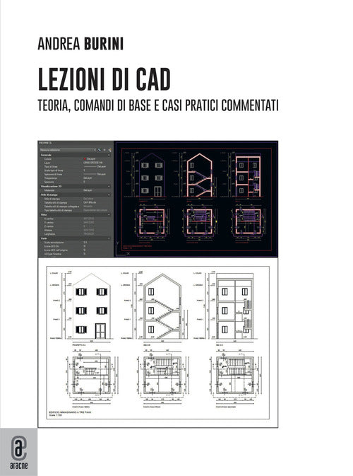 Cover of Lezioni di CAD. Teoria, comandi di base e casi pratici commentati