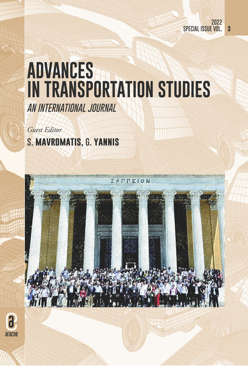 Cover of Advances in transportation studies. An international journal. Special issue