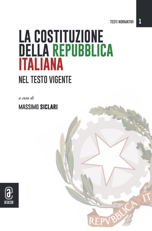 Cover of Costituzione della Repubblica italiana nel testo vigente