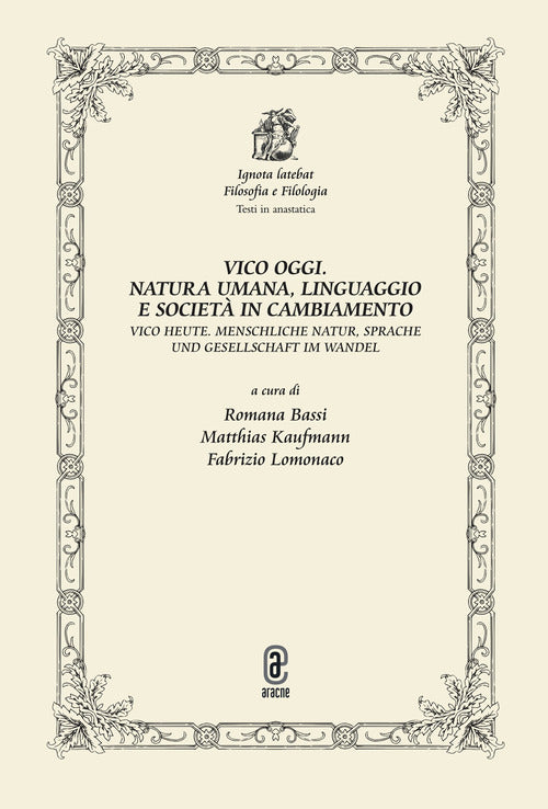 Vico oggi. Natura umana, linguaggio e societ in cambiamento