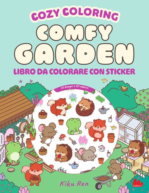 Comfy garden. Cozy coloring book