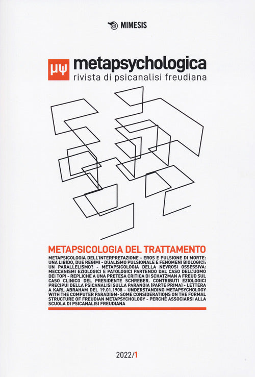 Cover of Metapsychologica. Rivista di psicanalisi freudiana