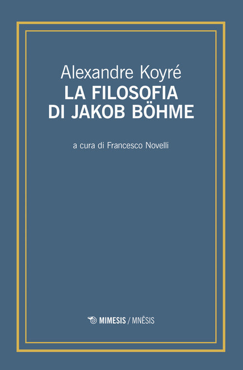 Cover of filosofia di Jakob Böhme