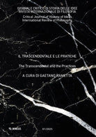 Giornale critico di storia delle idee. Ediz. italiana e inglese. Vol. 1: Il trascendentale e le pratiche