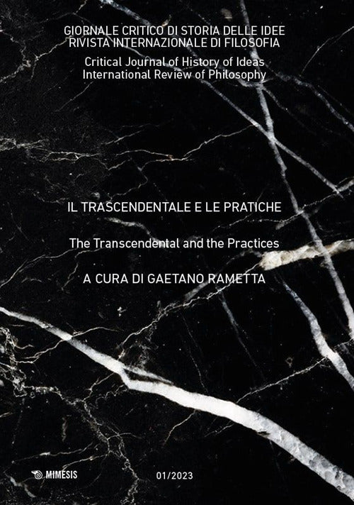 Giornale critico di storia delle idee. Ediz. italiana e inglese. Vol. 1: Il trascendentale e le pratiche