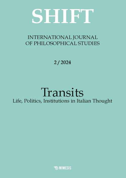 Shift. International journal of philosophical studies. Vol. 2