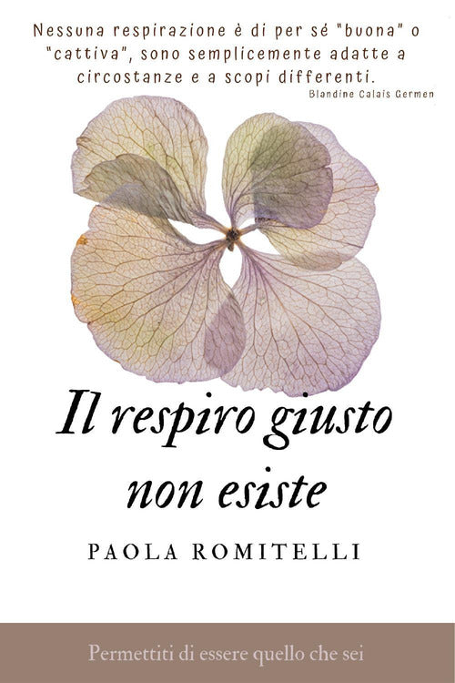 Cover of respiro giusto non esiste