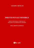 Cover of Diritto penale minorile. Aspetti sostanziali e processuali e lineamenti di criminologia minorile