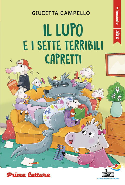 Il lupo e i sette terribili capretti. Stampatello maiuscolo a leggibilit facilitata