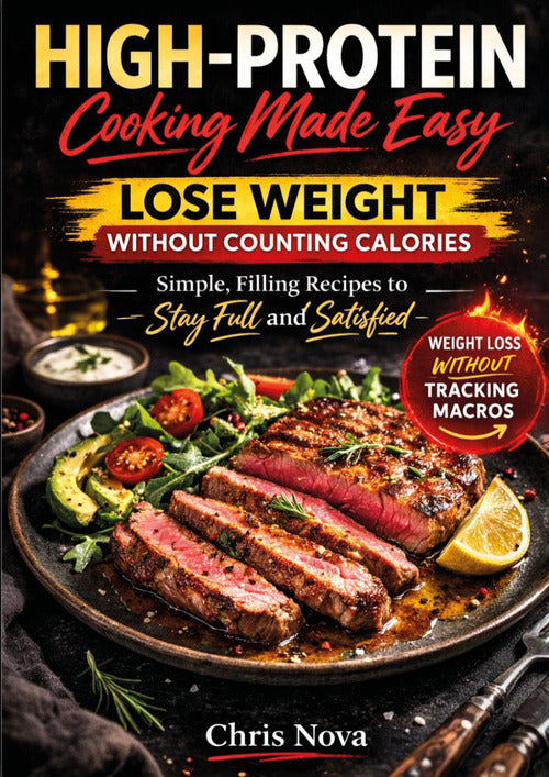 High-protein cooking made easy. Lose weight without counting calories. Simple, filling recipes to stay full and satisfied