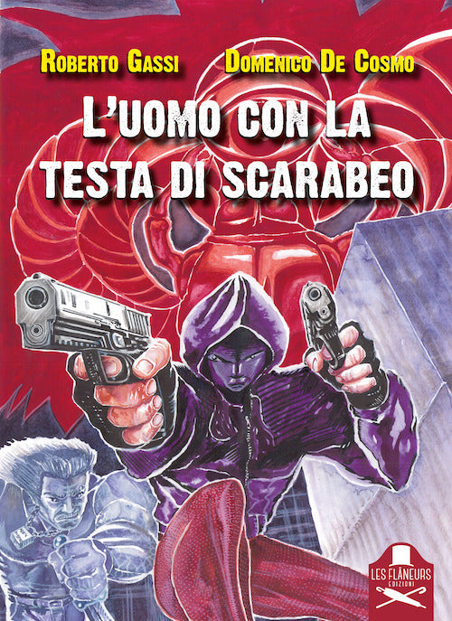Cover of uomo con la testa di scarabeo