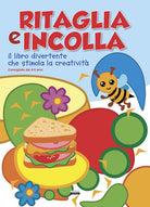 Cover of Ritaglia e incolla azzurro. Il libro divertente che stimola la creatività