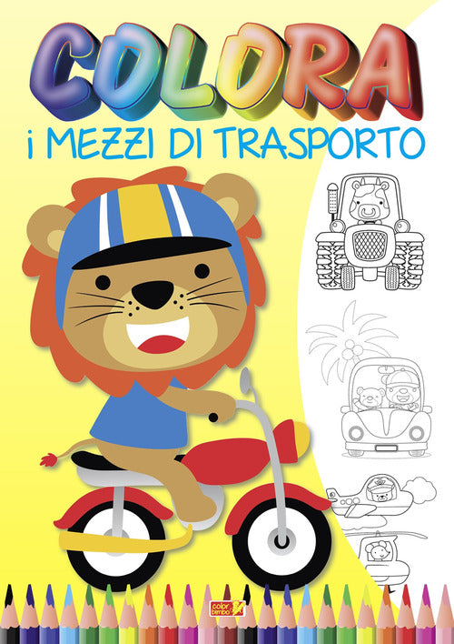 Cover of Colora i mezzi di trasporto