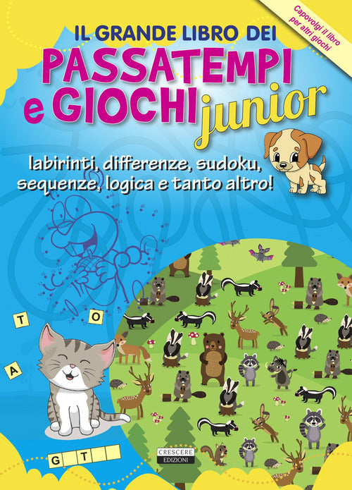 Cover of grande libro dei passatempi e giochi junior