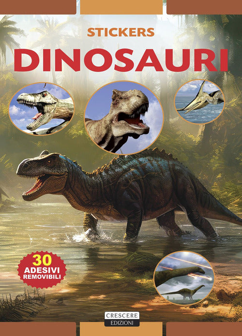 Cover of Dinosauri. Con 30 adesivi removibili