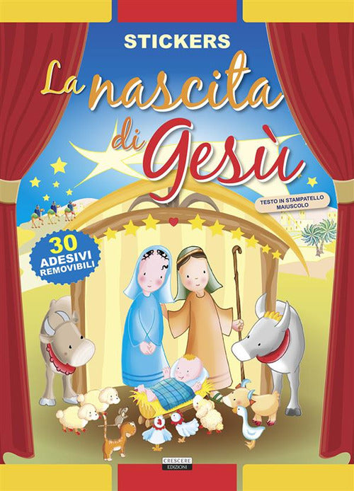 Cover of nascita di Gesù. Con 30 adesivi removibili