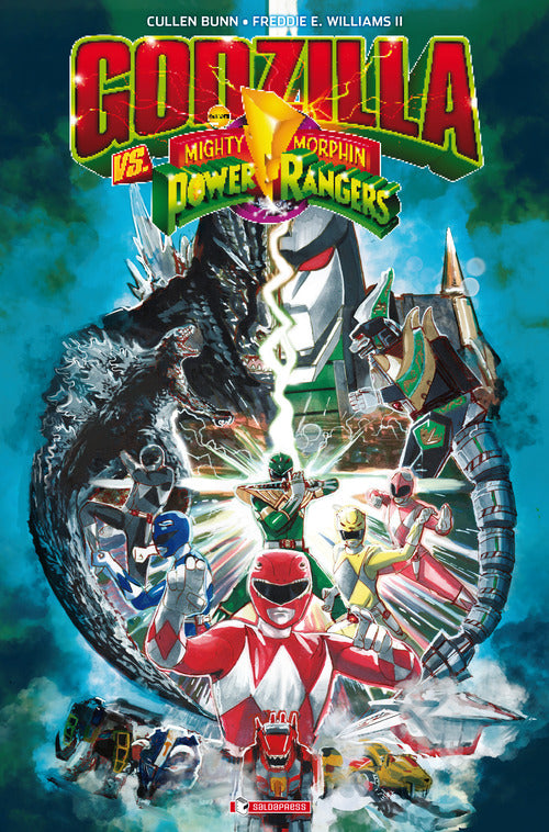 Cover of Godzilla vs. The mighty morphin power rangers