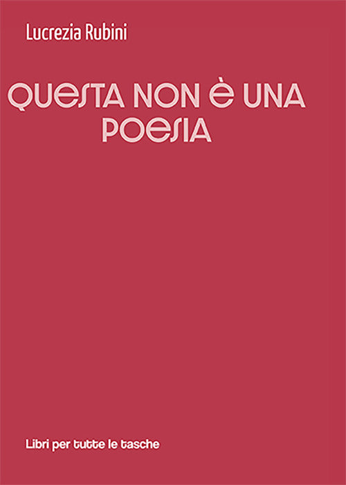 Cover of Questa non è una poesia