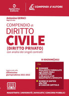Cover of Compendio di diritto civile (diritto privato) con analisi dei singoli contratti