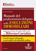 Cover of Manuale del professionista delegato nelle esecuzioni immobiliari