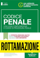 Cover of Codice penale con leggi complementari e codice di procedura penale