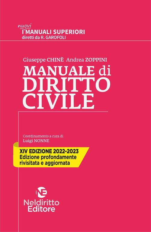 Cover of Manuale di diritto civile