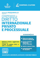 Cover of Compendio di diritto internazionale privato e processuale