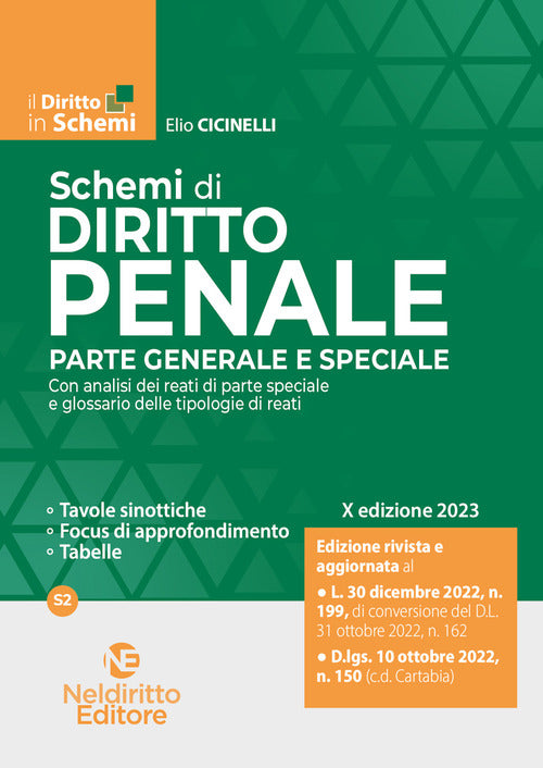 Cover of Schemi di diritto penale. Parte generale e speciale