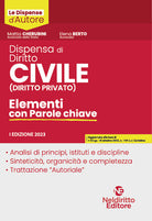 Cover of Dispensa di diritto civile. Elementi con parole chiave
